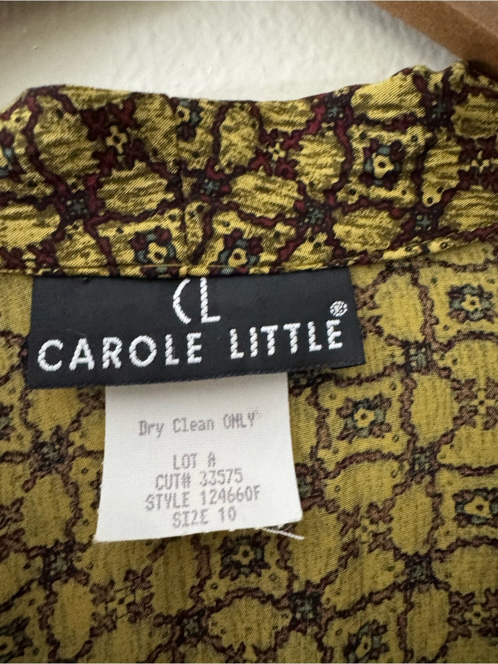 Carole Little Multicolor Patterned Open-Front Jacket - Picture 3 of 8